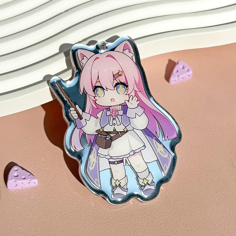 Custom Mirror Acrylic Keychains/Charms