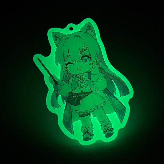 Custom Glow In The Dark Acrylic Keychains/Charms