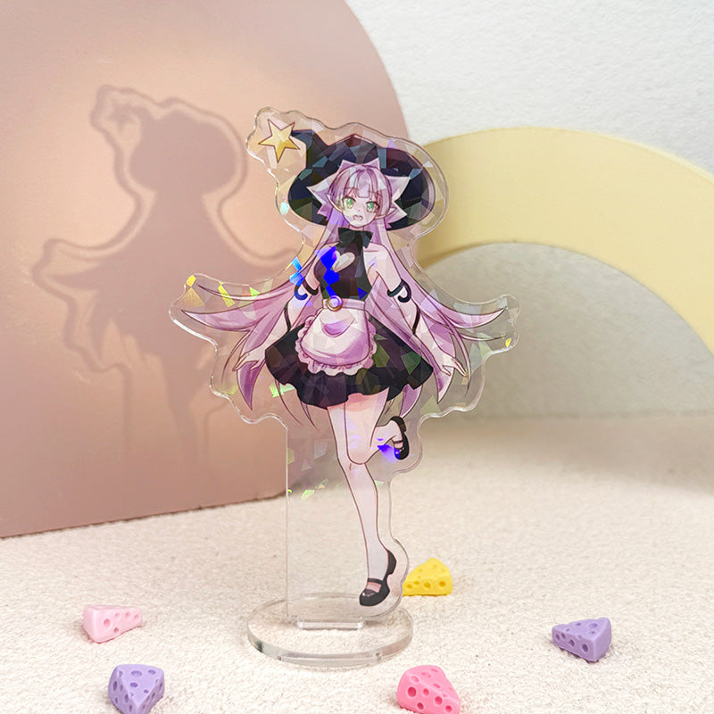 Custom Holographic Broken Glass Acrylic Standees
